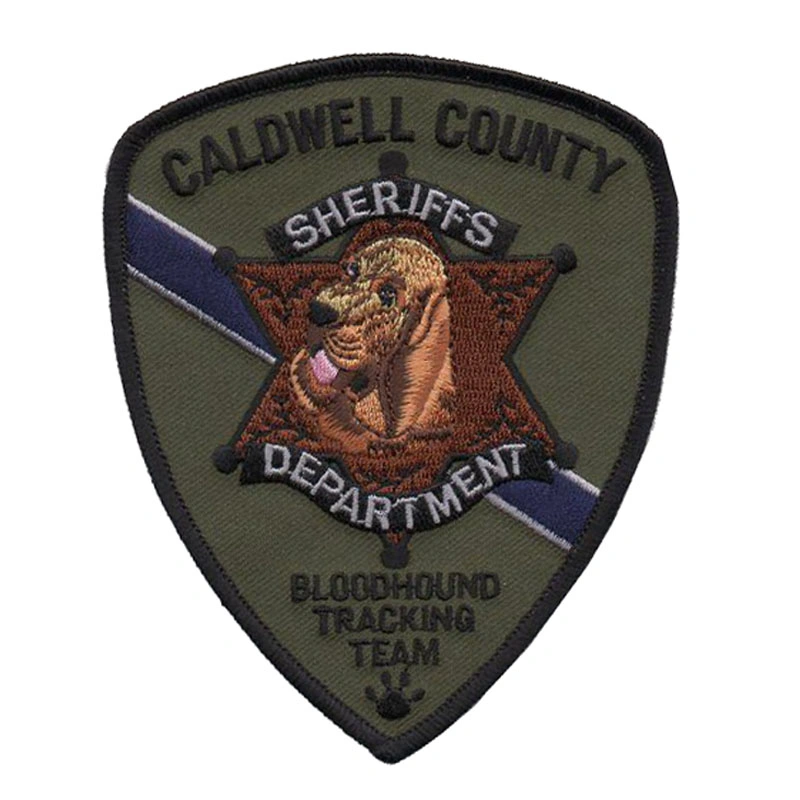 Custom Embroidery Hook and Loop Backing K-9 Badges Patches