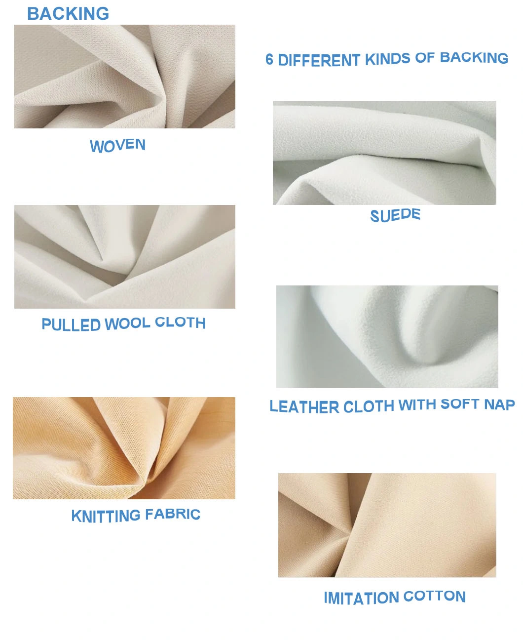 Low MOQ Leather Products Faux Leather Embossed PVC Artificial Leather