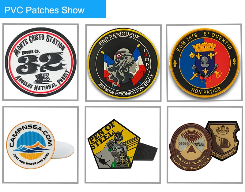 Custom Kuwait Military Uniform PVC Patches Air Force Garment Accessories Rubber Patches Badges in China Factory