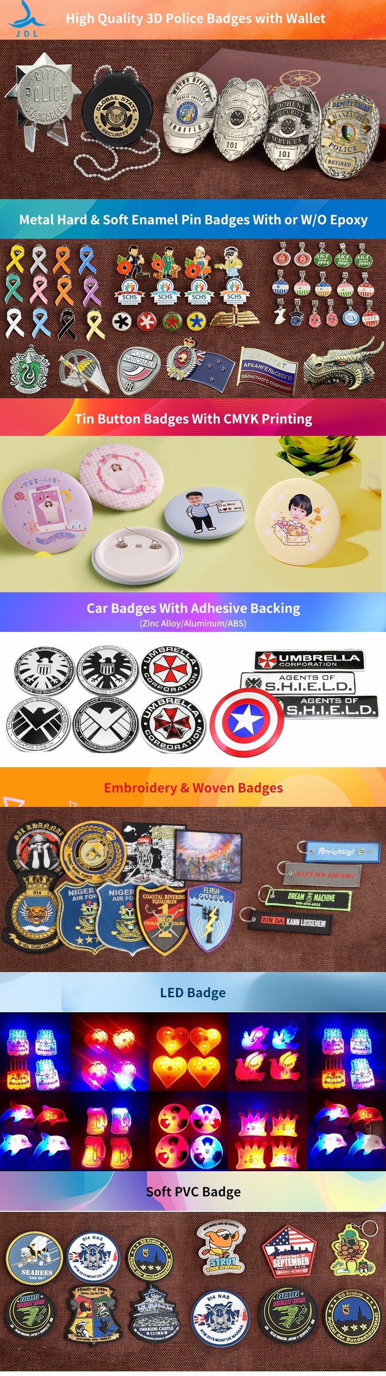 Custom Cmyk Printing Logo Charming Cute Iron Tinplate Tin Button Badge with Safety Pincustom Logo Printing Safety Pins Name Tin Button Tinplate Badge (361)