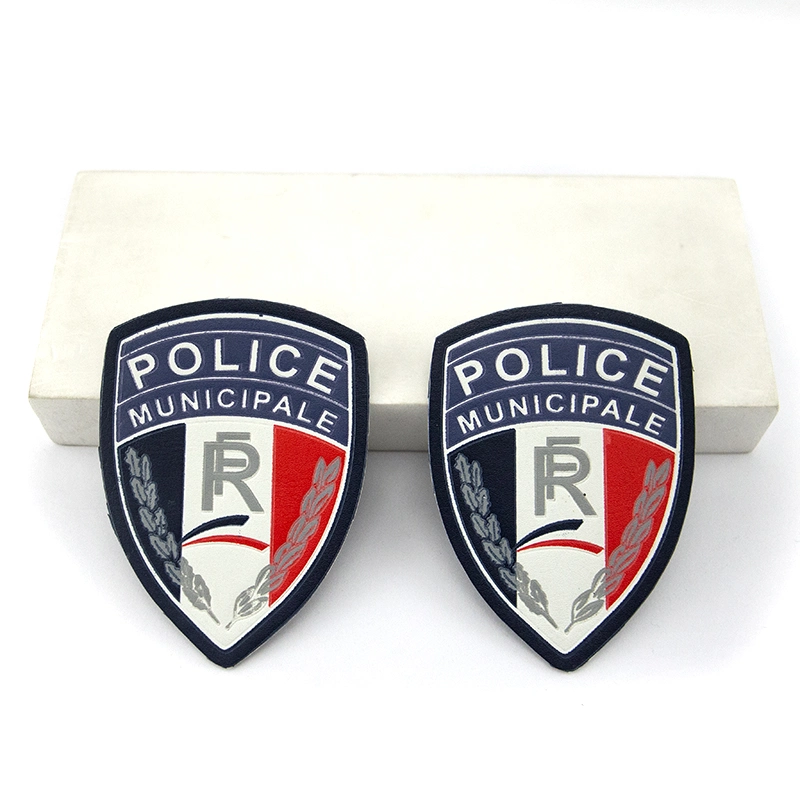 Custom OEM Design PU Leather Shoulder Epaulet Badge