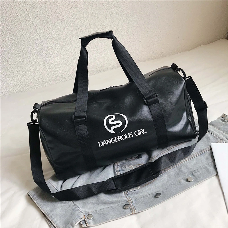 Men's Handbag Large Capacity Leather Travel Pack Clothes Luggage Bag Lady Sports Gym Bag