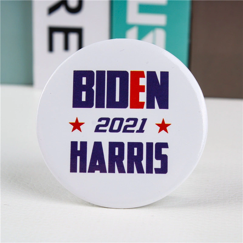 Promotional Us President Election Customized Plastic Button Badge Printed Tin Badge