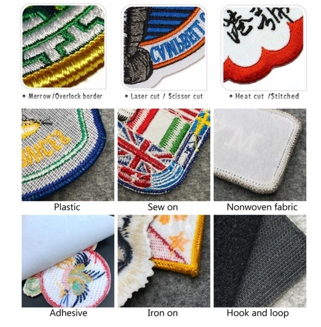 2019 Hot Sale Wholesale Custom-Made Club Logo Embroidery Badges