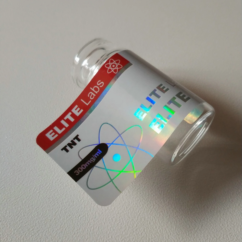 Custom Hologram 10ml Pharmaceutical Vial Label Maker Sticker