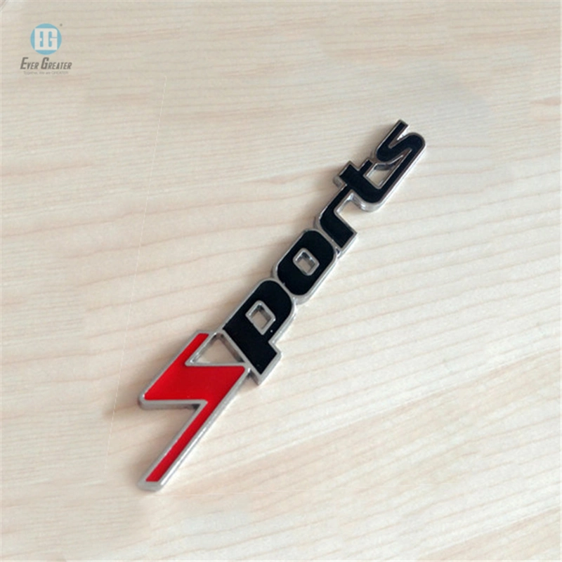 Customized 3m Car Plastic Badge Emblems Sticker Zinc Alloy Badges 3D Car Metal Pin Badge