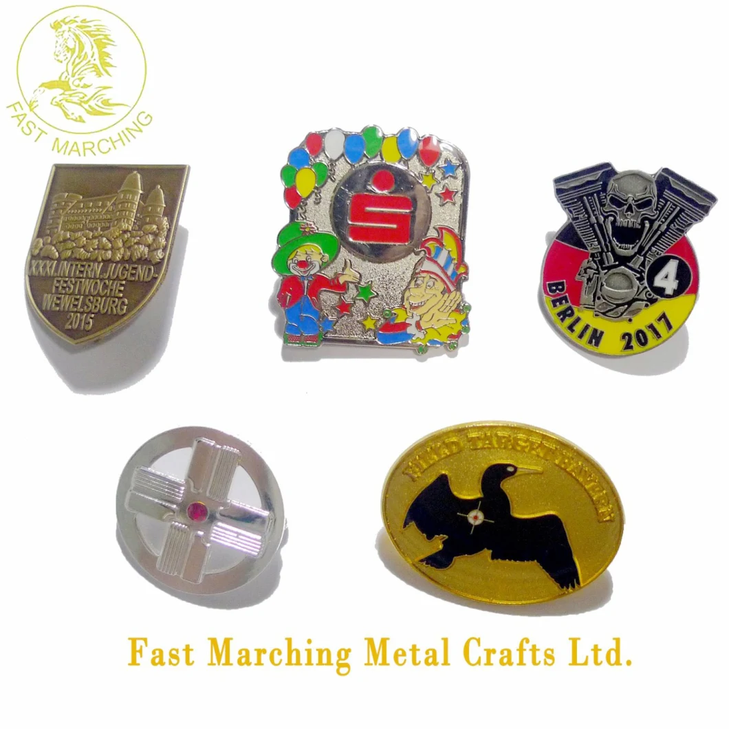 Custom Promotion Name Clothing Mini Emblem Metal Badge Souvenir Plaque