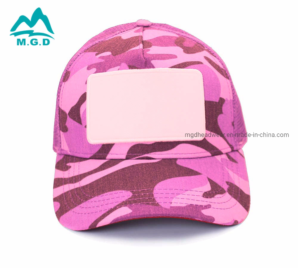 Customized Velcro Embroidery Patch Design Your Own Cap Camo Mesh Baseball Blank Hats
