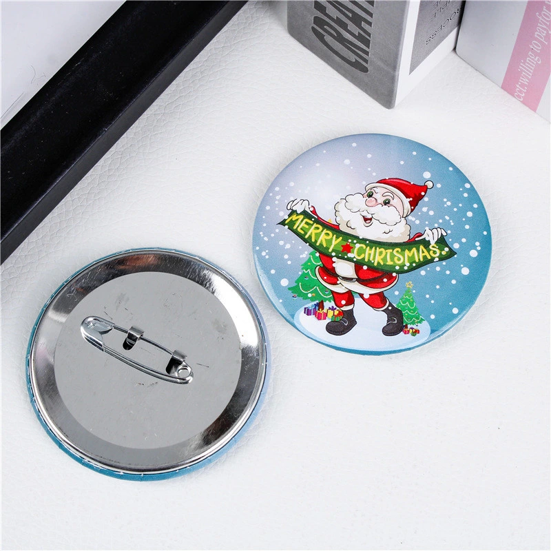 Wholesale Custom Blank Tin Button Badge Personalized Tinplate Badge for Promotion Gift