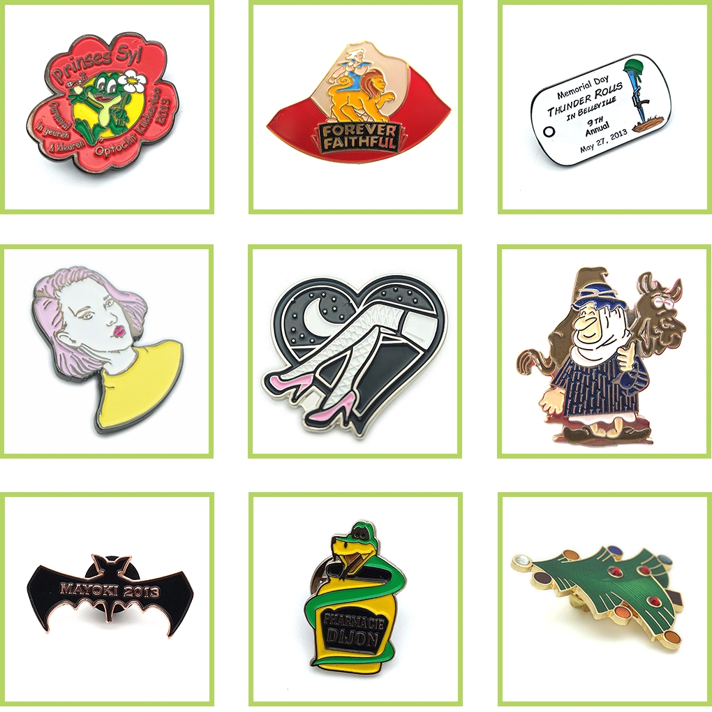 Promotional Metal Badge with Magnet for Souvenir
