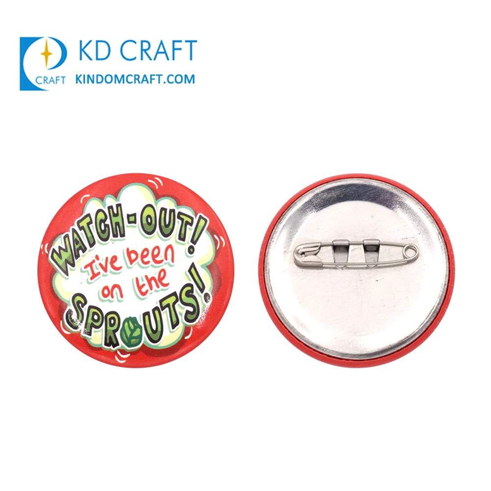 China Manufacturer Custom Made Name Badge Round Logo Pin Button Badge Wholesale Magnetic Sheriff's Military Police Plastic Badge No Minimum Order