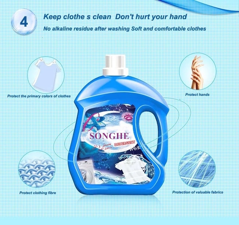 Custom Made Unique Neutral Clothes Chemicals Private Label Liquid Laundry Detergent