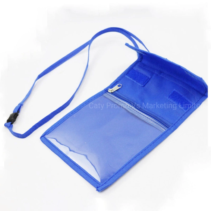 Office Student Exhibition Neck Wallet Polyester Fabric ID Badge Holder
