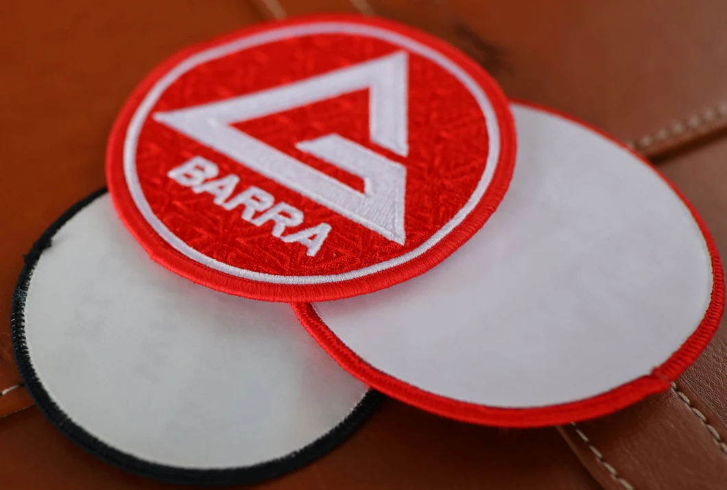 Woven Patch, Custom Woven Badges on Fabric for Caps