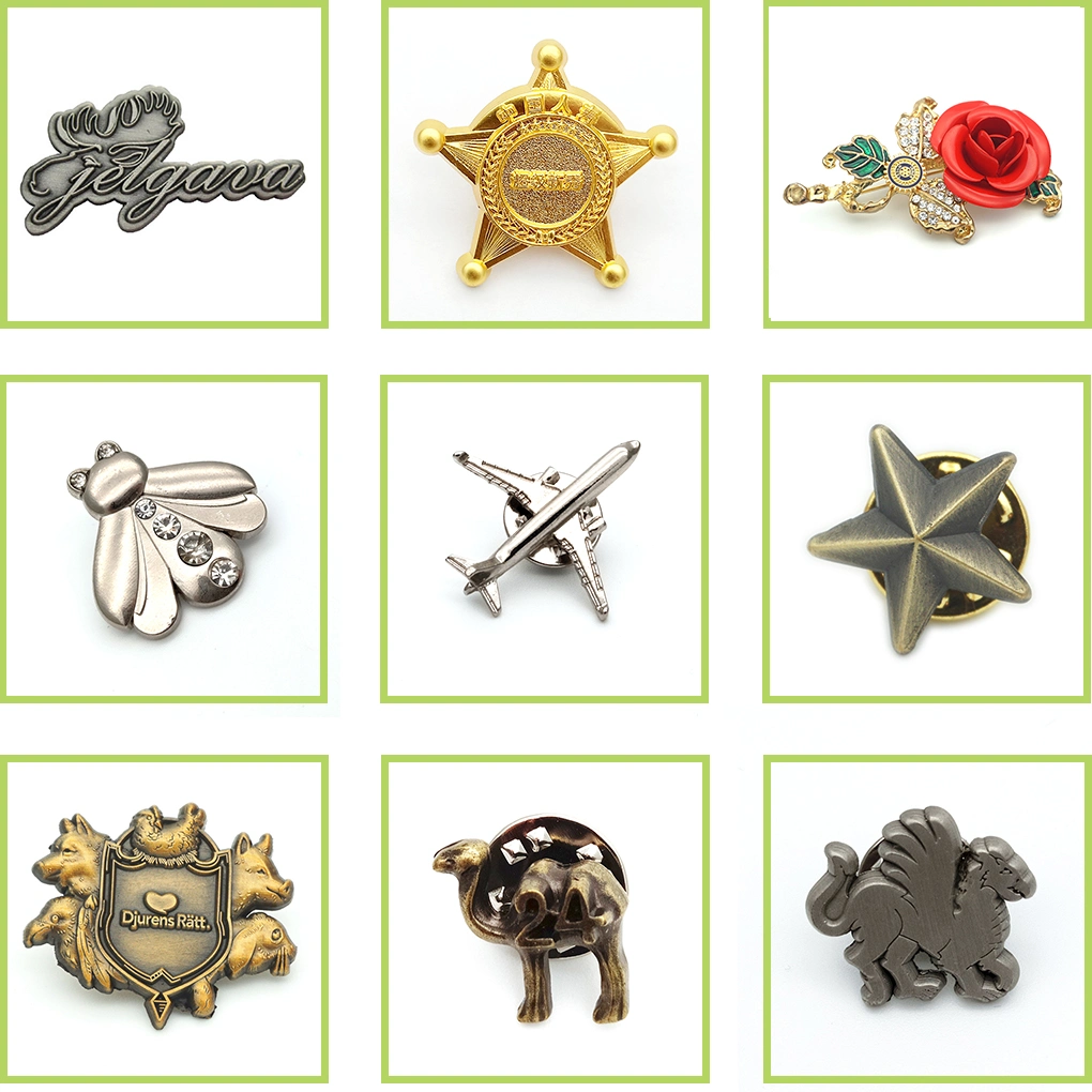 Promotional Metal Badge with Magnet for Souvenir
