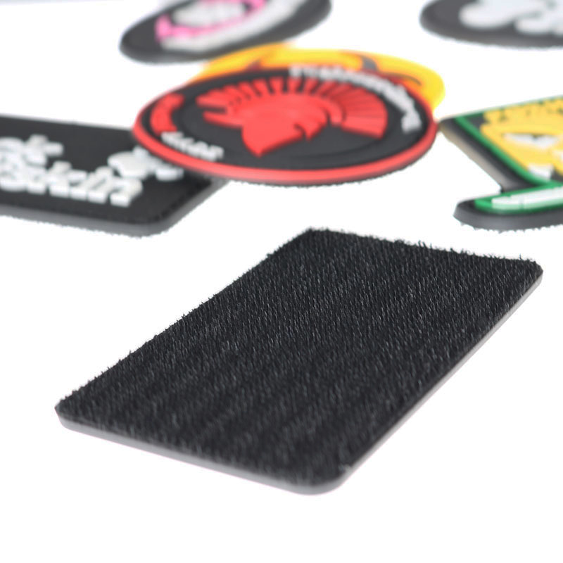 Custom Logo 3D Embossed PVC Rubber Badge Silicone Patch