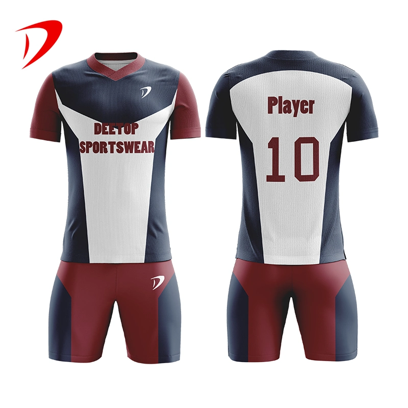 Custom Football Team Wear Sublimation Football Uniforms England Football Shirt