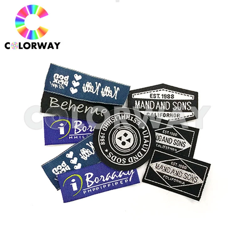 Factory Provided Custom Logo Embroidery Woven Label