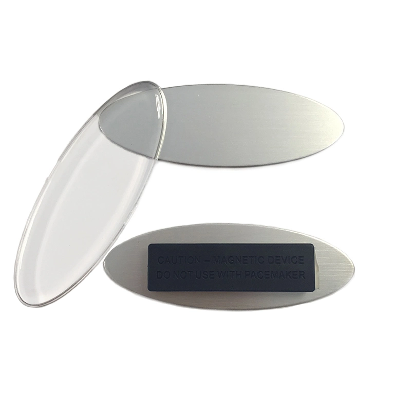Blank Plastic Badge Magnet Magnetic Name Badge
