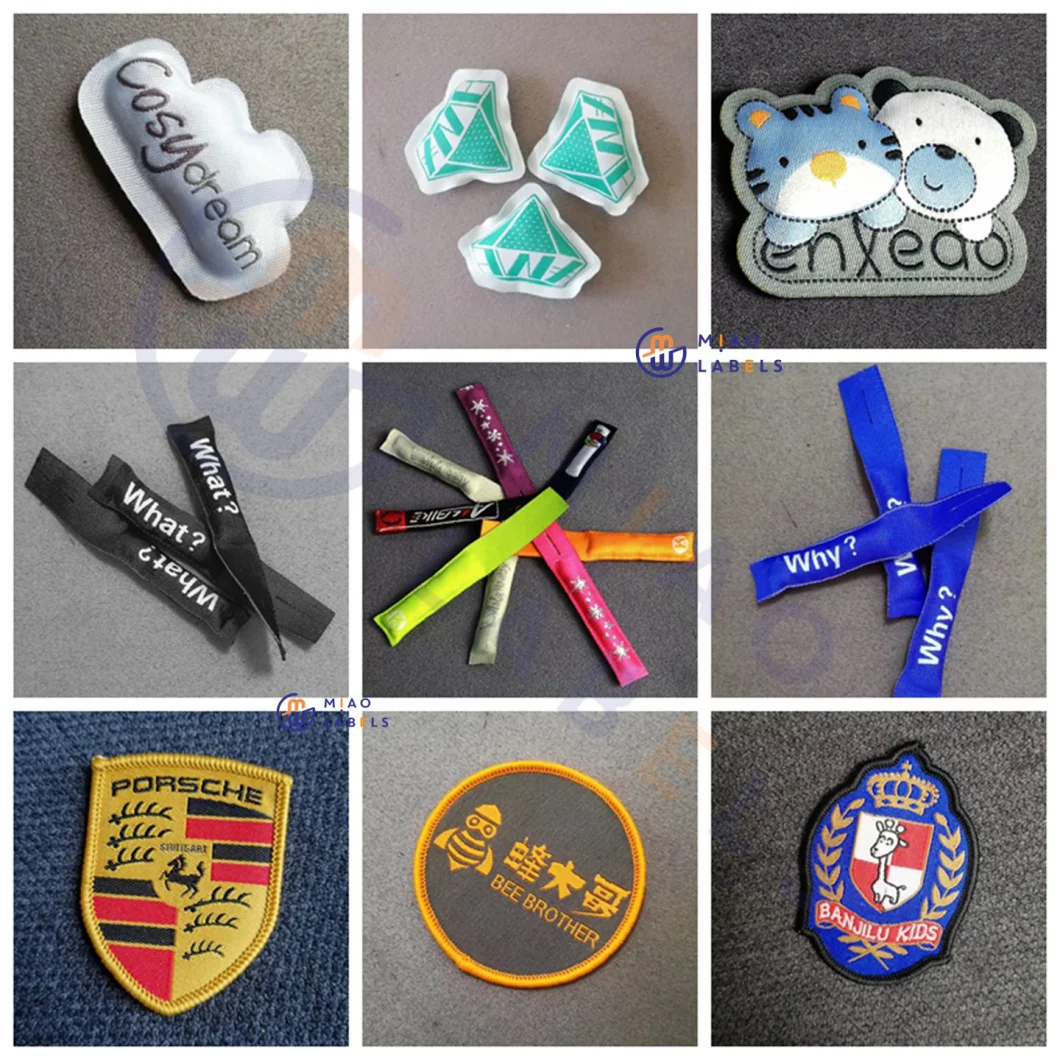 Guangzhou Factory Cheap Personalized Woven Patch Custom Woven Badges with Own Design
