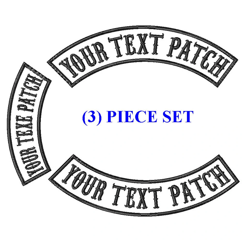 Motorcycle Patches for Biker Vests Iron on Sew on Top Rockers Biker Patches Motor Sports Patches