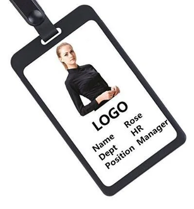 OEM Design Leather ID Badge Holder
