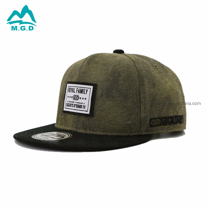Label Patch Snapback Caps Flat Brim Hip Hop 6 Panel Trucker Hats for Men