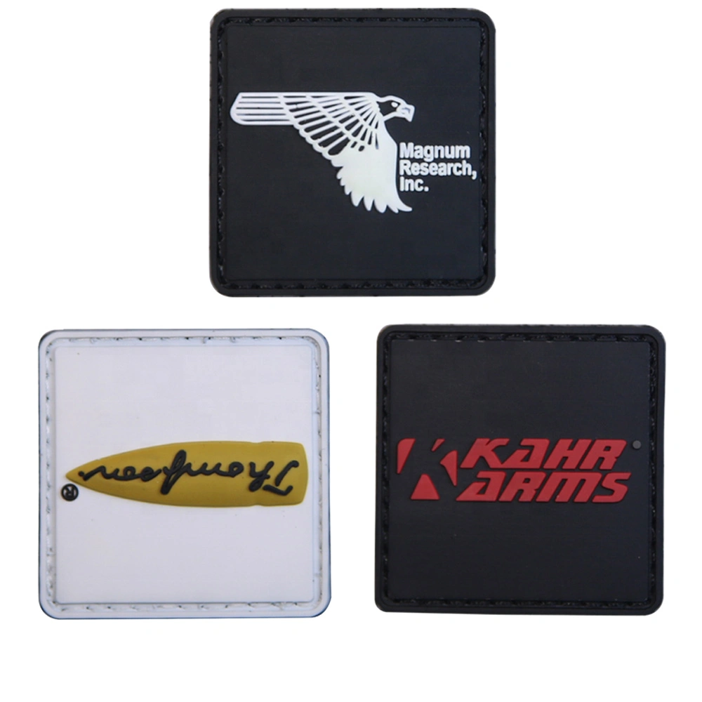 Best Seller F Hat a Clothing Patch Brand Name 3D O 2D Logo PVC Rubber Patch Custom Soft PVC Badge