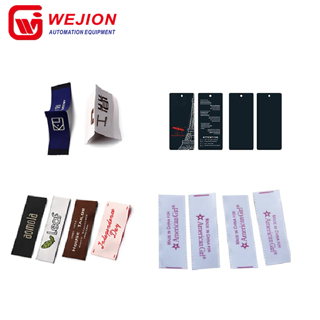 WJ2106 Full-Auto Ultrasonic woven material tape garment label cutting machine