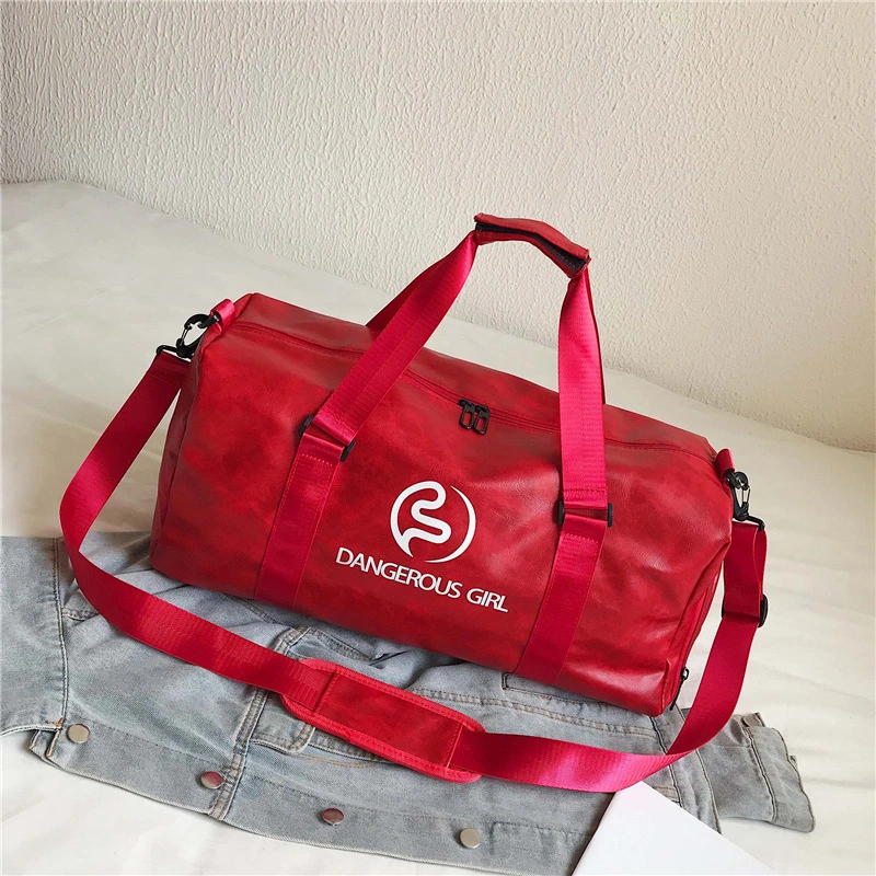 Men's Handbag Large Capacity Leather Travel Pack Clothes Luggage Bag Lady Sports Gym Bag