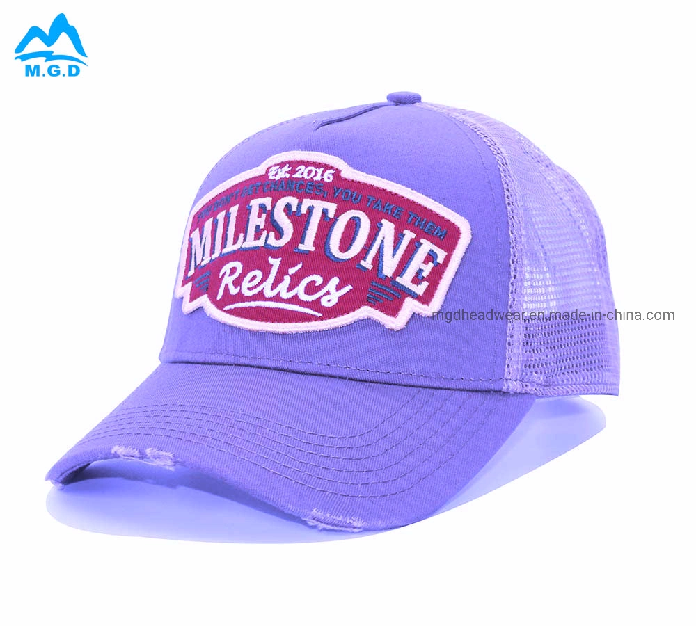 Embroidery Patch Cotton Front Mesh Back Sports New E Blank Hats Trucker Design Your Own Cap