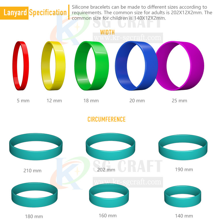 Custom Design Silicone Wristband for Promotion with Your Own Logo