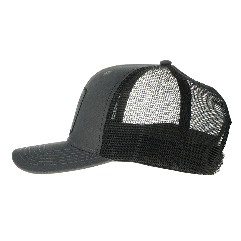 OEM Custom Design Your Own Logo Cotton Mesh Woven Patch Bulk Trucker Hat