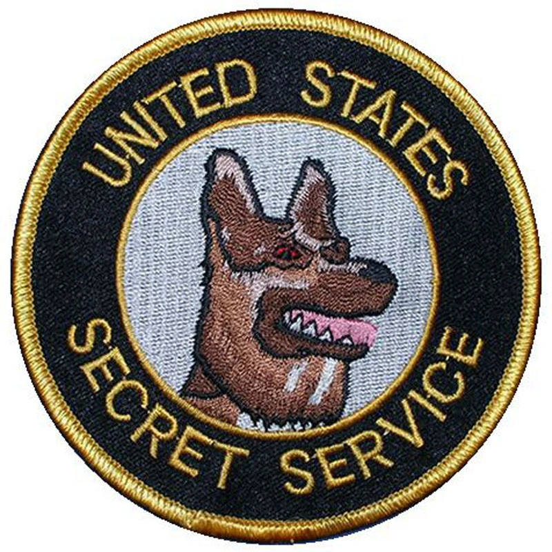 Custom Embroidery Hook and Loop Backing K-9 Badges Patches