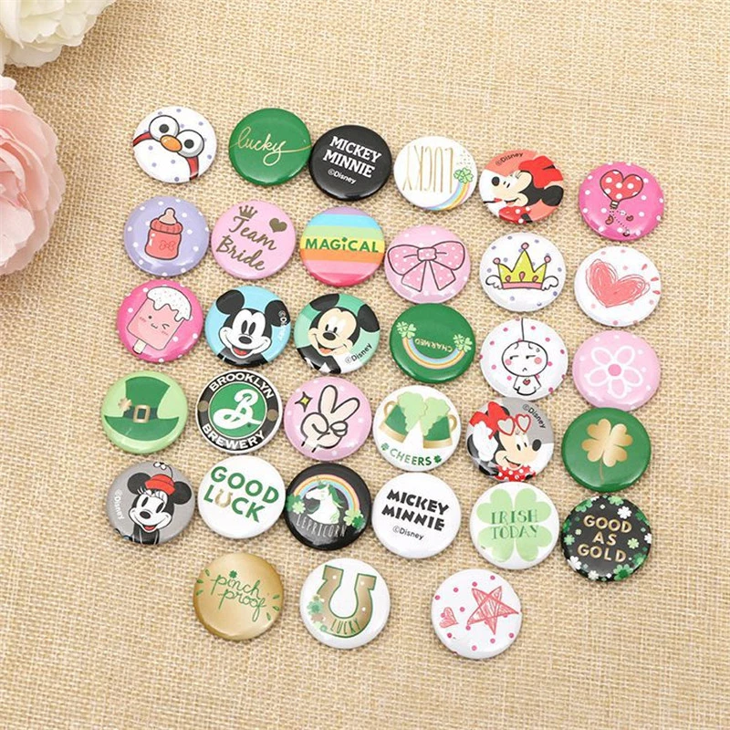 Creative Badge Custom Printed Round Button Pinback Badge with Safe Pin