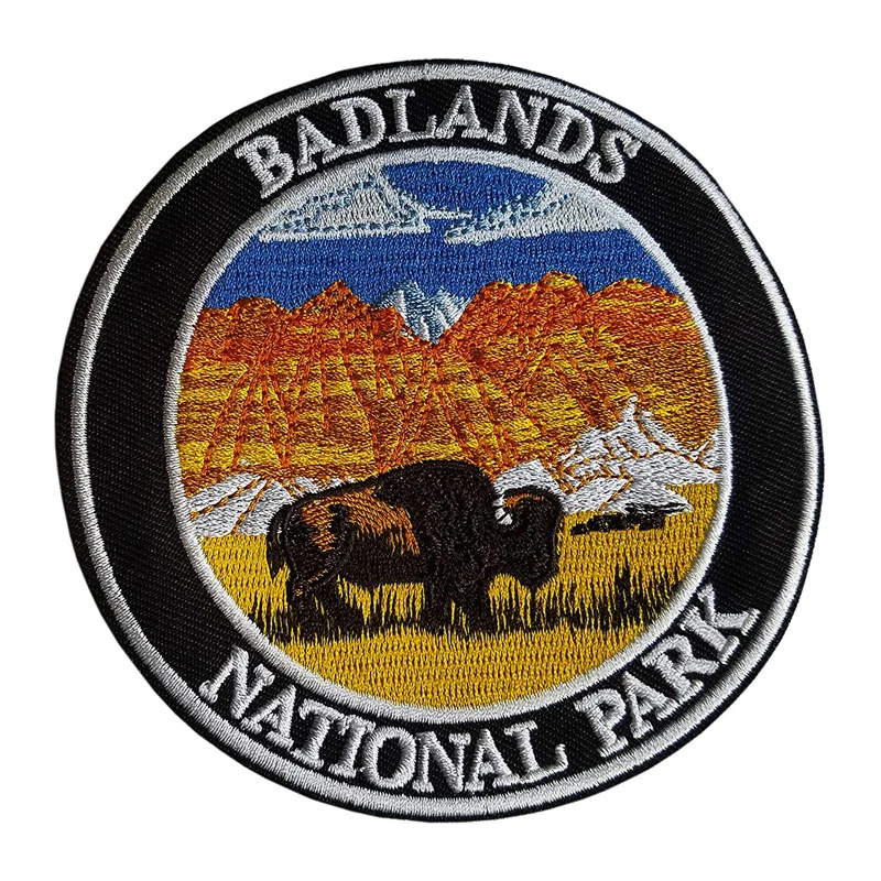 Custom Style Embroidered Nature and Camp Badges Clothing Patches