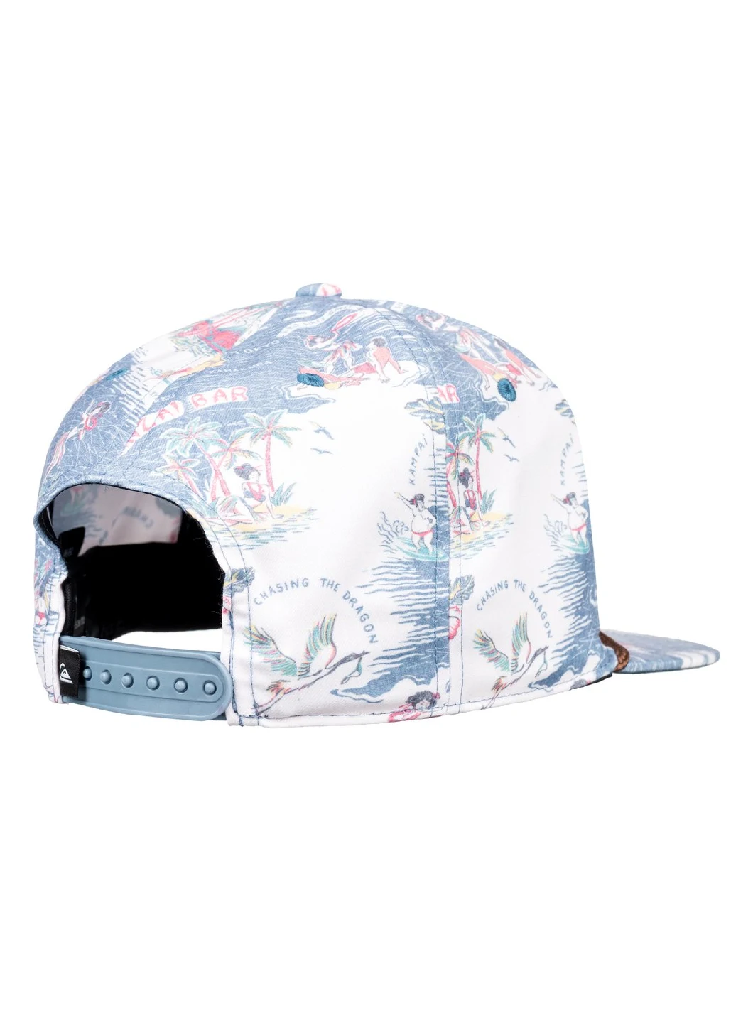 All-Over Printing 5 Panel Snapback Hat with Leather Patch