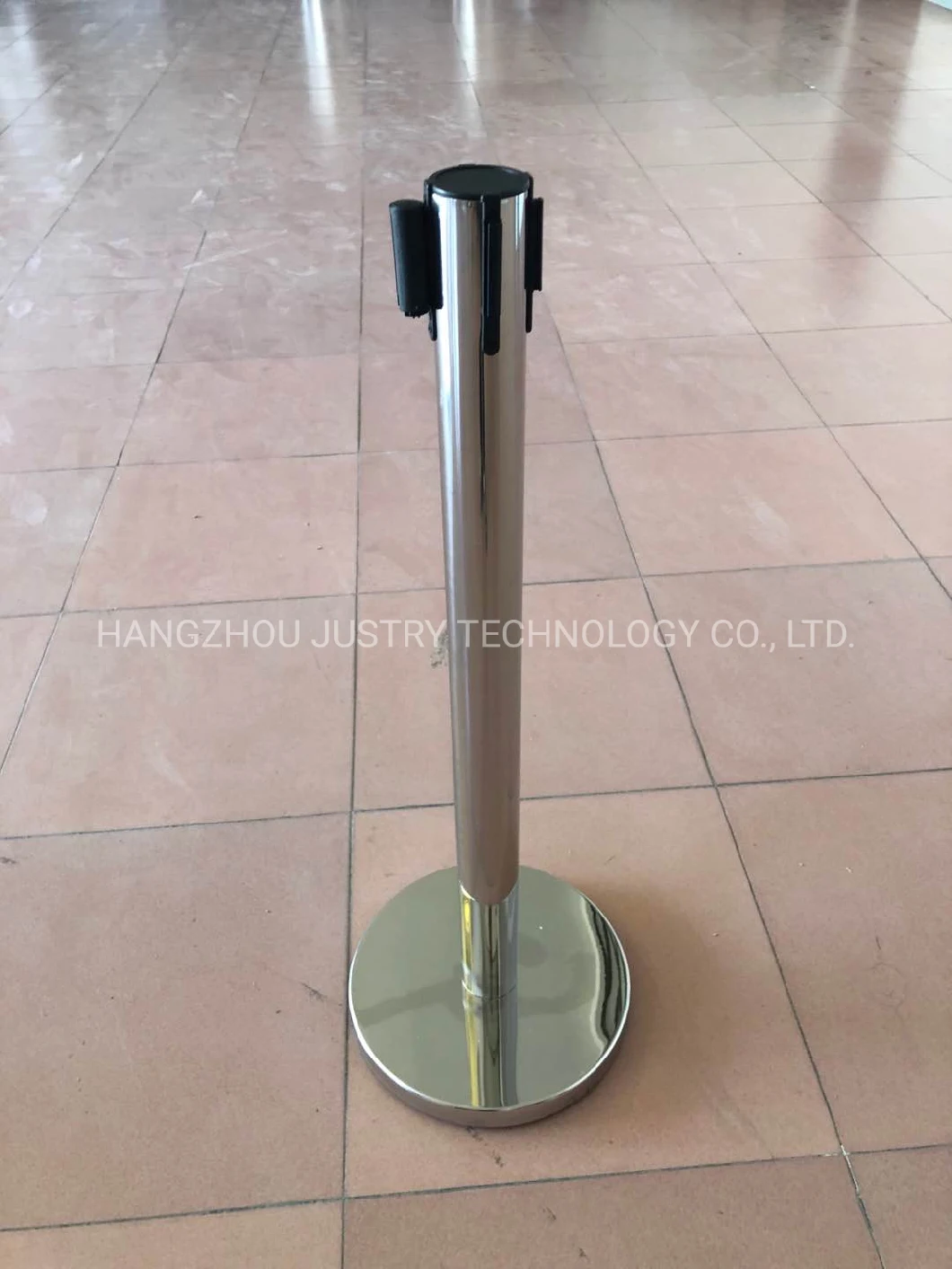Bank Security Cordon Line up Isolation Retractable Ribbon Barrier