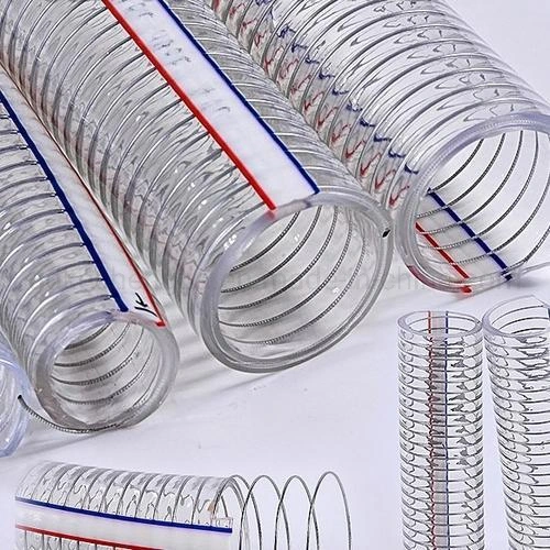 Steel Wire Reinforced PVC Spiral Extension Retractable Suction Hose Extrusion Machine Line