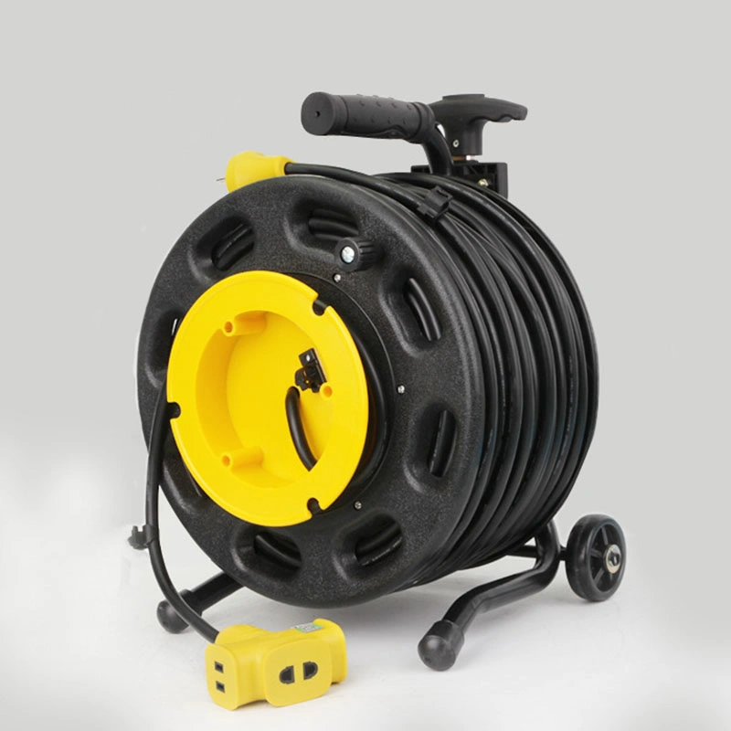 4000W Electric Extension Power Cords Retractable Empty Small Cable Reel