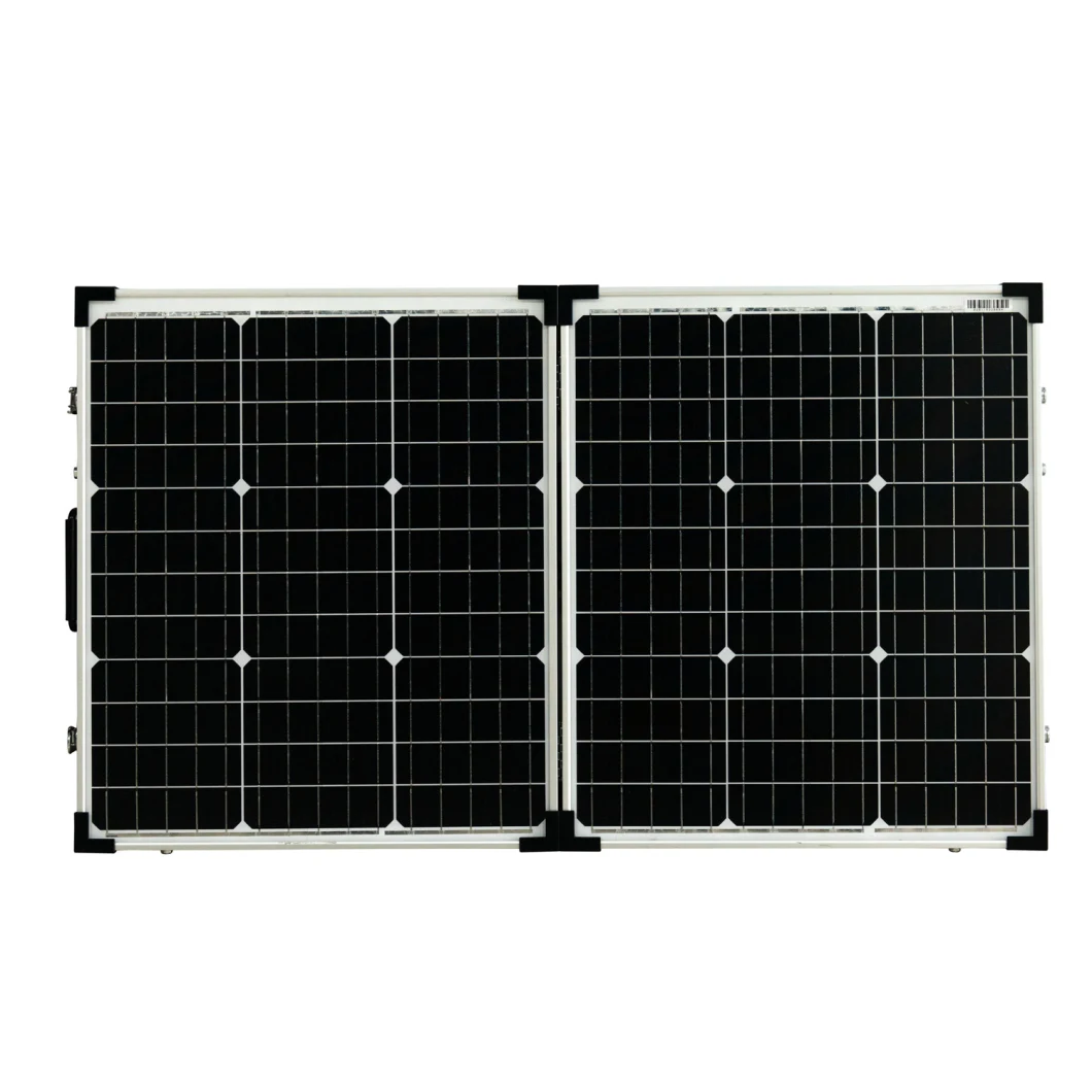 Two Fold Portable Mono Solar Panel 120W for Camping with Caravan Outside Solar System Energy Generator