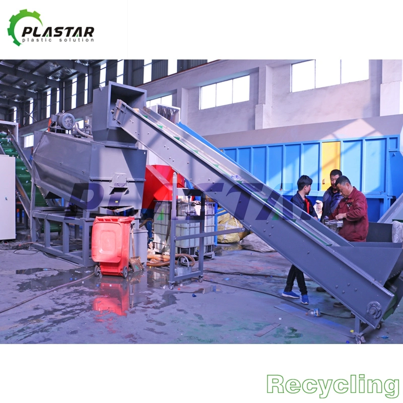 Pet Flakes Washing Production Line / Plastic Recycling Machine / Plastic Recycling Washing Machinery