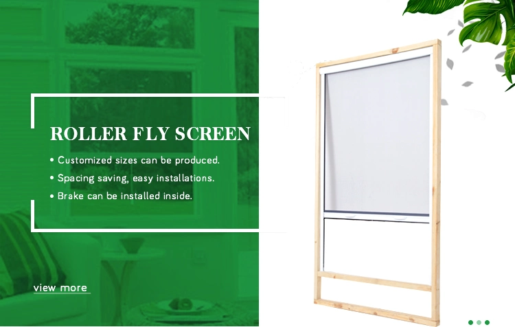 European Design Retractable Factory Directly Honeycomb Blinds Retractable Roller Fly Screen
