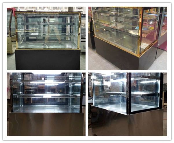 Stainless Steel Cake Showcase /Cake Display Showcase/Commercial Display Cake Refrigerator