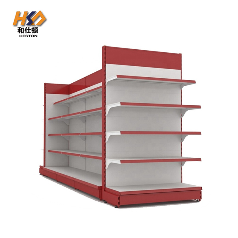 Customized Supermarket or Store Display Shelves High-Quality Goods Shelves