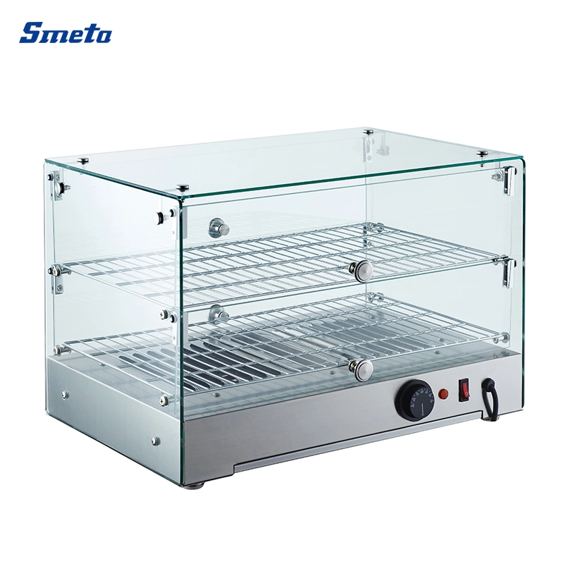 Smeta Warming Display Counter Pizza Pastry Table Top Display Warmer
