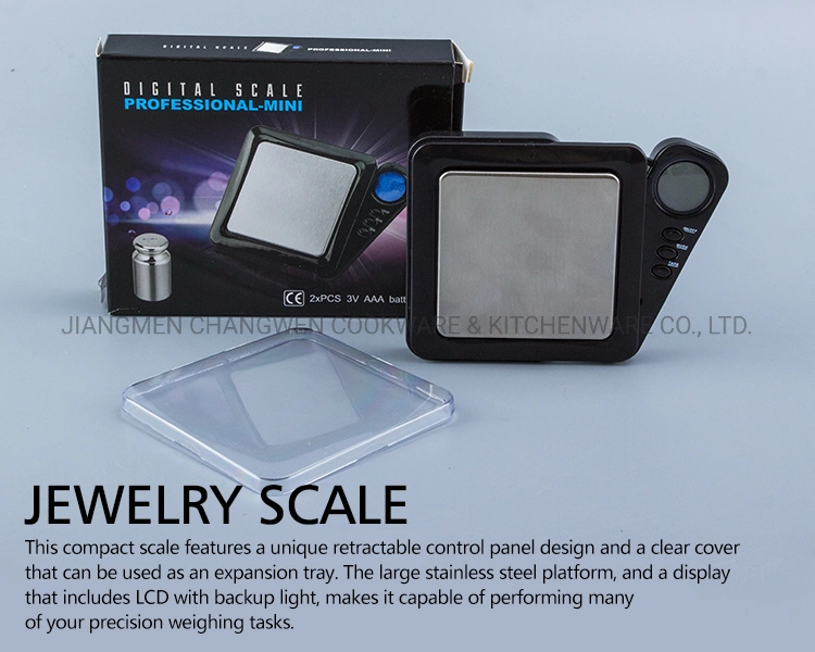 High Precision Electronic Pocket Digital Gold jewelry Weighing Scale with Side Display