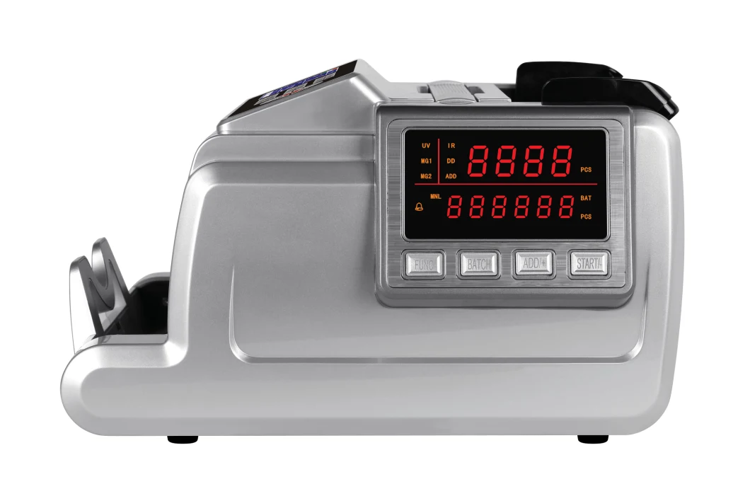 Al-6900t Mix Value Counter Machine Money Counter Machine with Large LED Display
