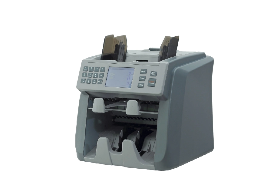 2 Cis Two Pockets TFT Display Value Currency Counter Banknote Counter Money Discriminator Money Counter