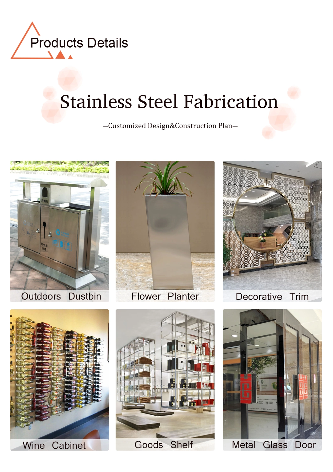 Keenhai OEM Customized Stainless Steel Wine Cabinet Stand Display Rack